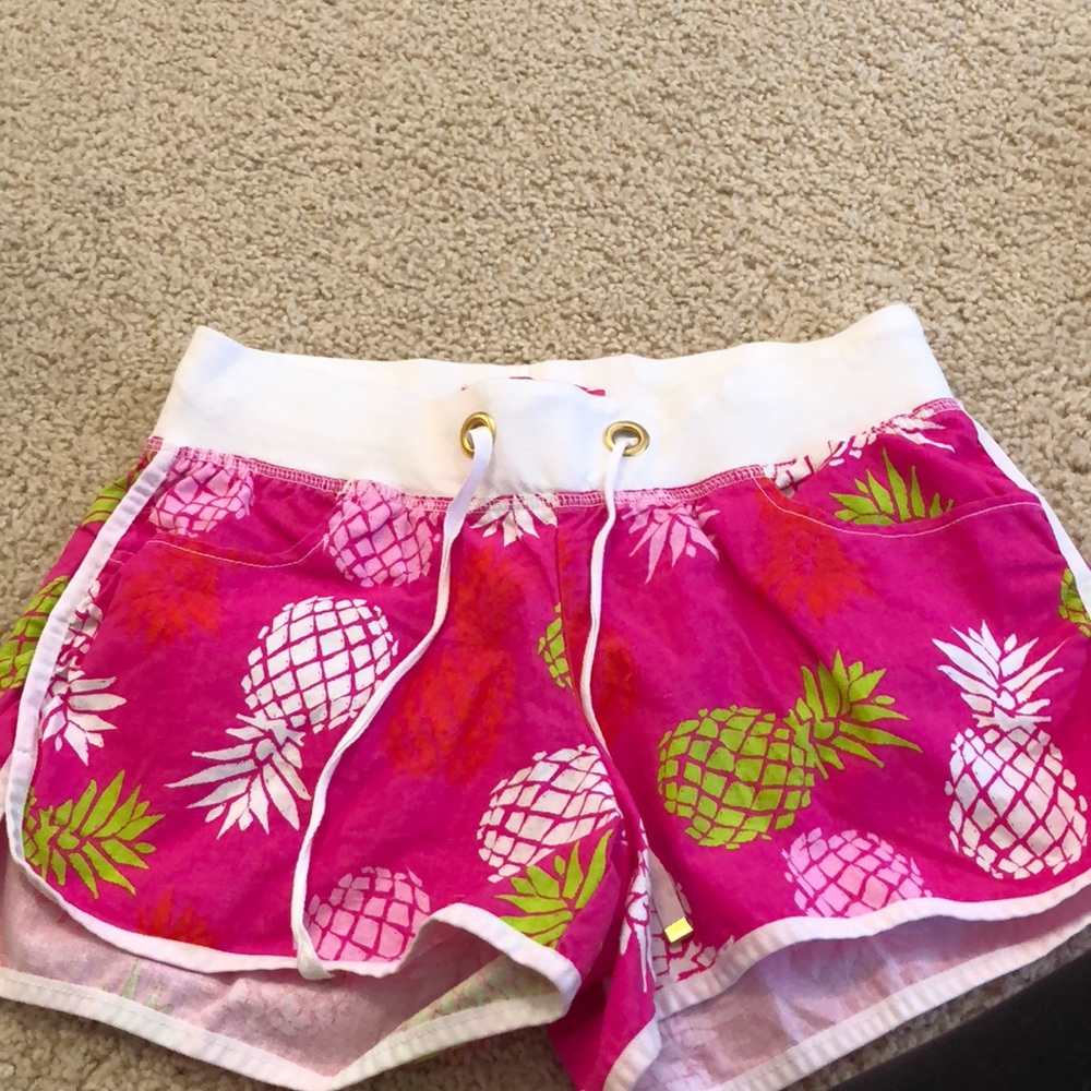 Pink pineapple shorts!